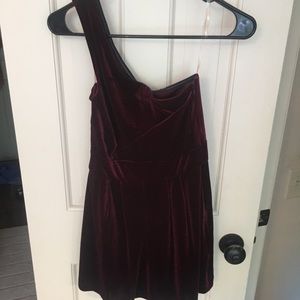 One shoulder romper!